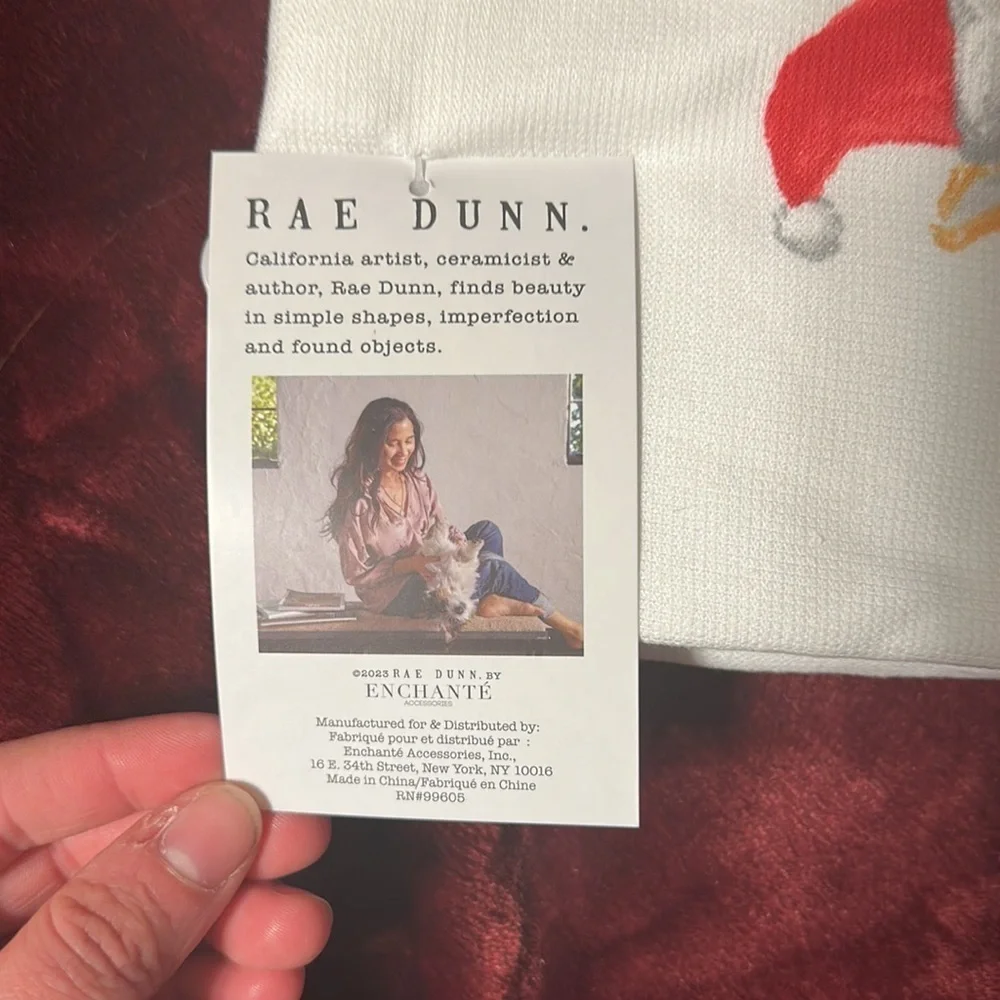 NWT Rae Dunn Christmas Set of 3 Kitchen Towels
